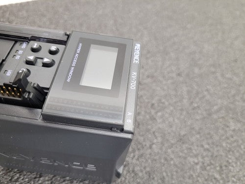 Keyence KV700 KV-700 PLC Open Box, Two End Covers DIN Rail Mount, USB, Serial