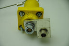 Leviton Single-Pole Female Receptacle, Yellow, 5/8" ID