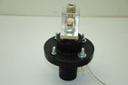 Leviton Single-Pole Female Receptacle, Black, 1-1/8" ID