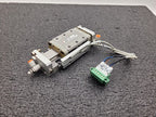SMC MXP16-30 100PSI Linear Slide Guide Cylinder w/ D-M9N Sensors, Stops
