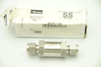 Parker 6A-F6L-1-SS, Instrumentation Filter, Pipe Size 3/8", New