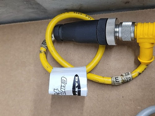 LOT Banner MQDC-415 RA M12 Connector Cable Cordset 26848 Euro Style Quick Barrel
