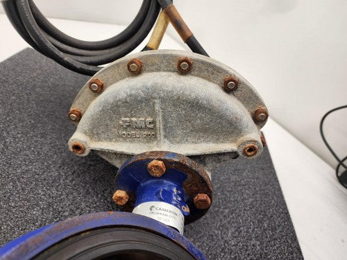 Cameron Butterfly Valve MX200 WECO 6" SP WFR NED FMC Pneumatic Opener Model 200