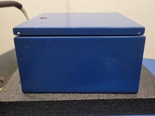 Hoffman Blue Steel Electrical Enclosure Junction Box Locking Gasket Seal 12x12x7