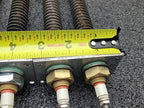 3x Industrial Tubular Finned U Type Air Heating Elements Ceramic Insulators 15"