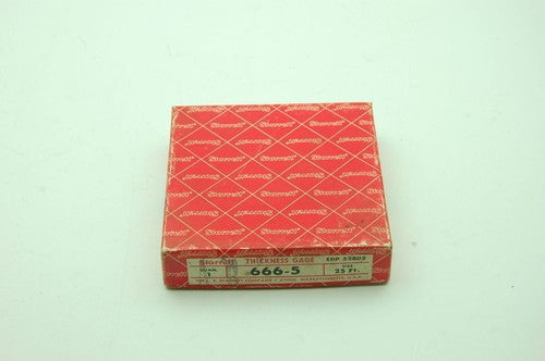 Starrett 52802 666-5 .005 Thickness Gage Roll