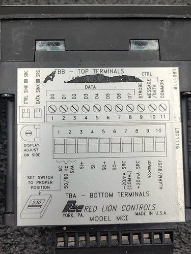 Red Lion Controls VCI Message Display Module Industrial LCD Screen Lot of 2