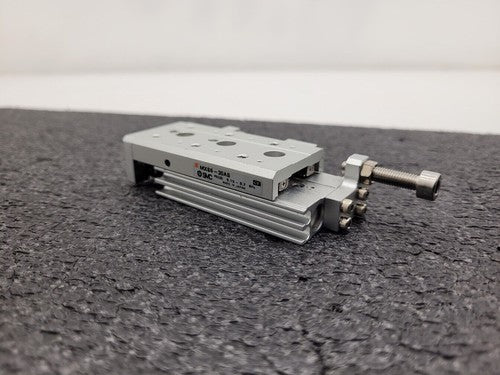 SMC MXS6-30AS Pneumatic Cylinder Linear Air Slide Table Actuator w/ Stops