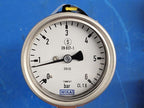 Lot of 5x Stubbe Wika MDM 902 G 1/4" DN20 PP PTFE Pressure Guage 837-1