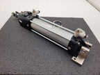 SMC Tie Rod Cylinder w/CLA63-E Lockup Unit CDLACN63-219-E-A53 D-A53 Sensors