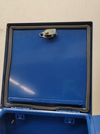 Hoffman Blue Steel Electrical Enclosure Junction Box Locking Gasket Seal 12x12x7