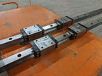 Rexroth Linear Guides Caged Bearing LM 2 Rails 91'' 4 Blocks R1605 30 R2011 SNS