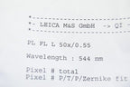 Leica PL FL L 50x/0.55 Microscope Objective Lens