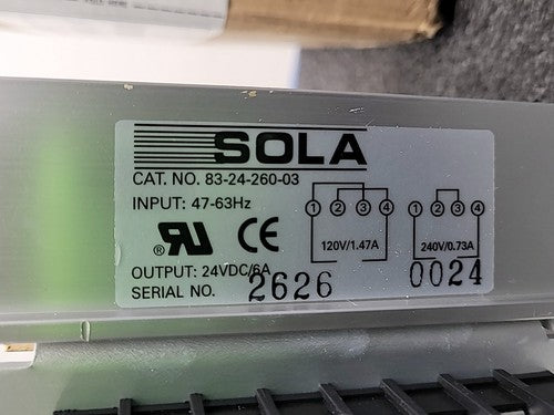SOLA 083-00269-0300-24 Linear DC Power Supply 24VDC Industrial New In Box