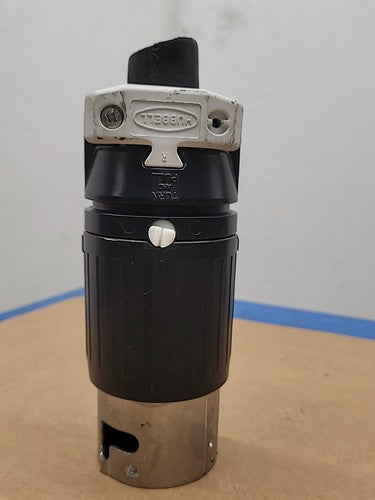 Hubbell CS8365C Male Locking Plug 50A 250V AC 3P 4W Twist Lock Connector