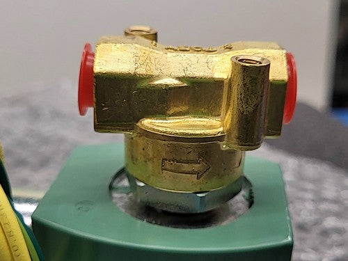 ASCO Red Hat II Solenoid Valve 8262H208 24VDC Brass NC Shutoff 1/4" NPT 6WTW2