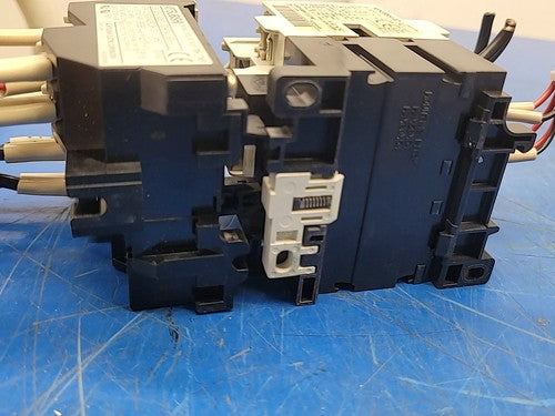 Mitsubishi TH-N20KP Contactor w/ S-N11 Thermal Overload Relay SQ250503F Caps