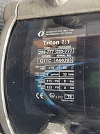 Graco Triton 1:1 Air Operated Double Diaphragm Pump AODD 233-777 G11C