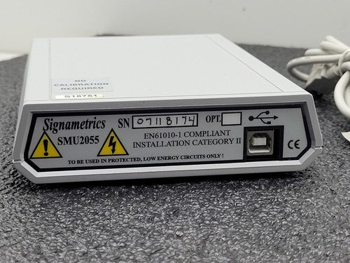Keysight SMU2055 Signametrics 6½ digit USB Multimeter Powers up and shows in Win
