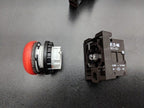 4x Eaton Industrial Machine Red LED Panel Light M22-LED 12-30VAC 5-14mA 22mm