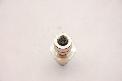 Turck-Style 5-Pin SS Panel Mount Connectors, Female to Male - Lot of 10
