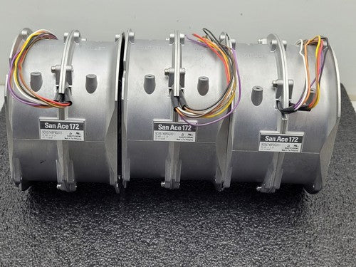 Lot of 3 Axial Dual Fan Sanyo Denki San Ace  172 9CR57489G001 Series 48 VDC 5.5A