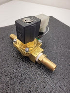 SMC 1" Solenoid VXZ2350-06-5DZ1 Air Water Oil Valve 24VDC 3/4" Hose Barb 145 PSI