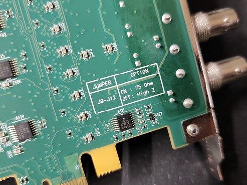 Matrox MOR4VDE/84 Morphis Y7281-00 PCIe Analog Video Capture Frame Grabber Card