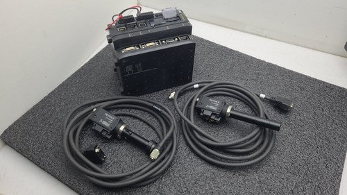 Keyence CV-5502 Vision System Controller w/ 2x CV-H200M CCD Cameras BP470 Lenses