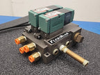 Numatics 228-703B Solenoid 2 Valve Manifold Pneumatic Air Control 120VAC