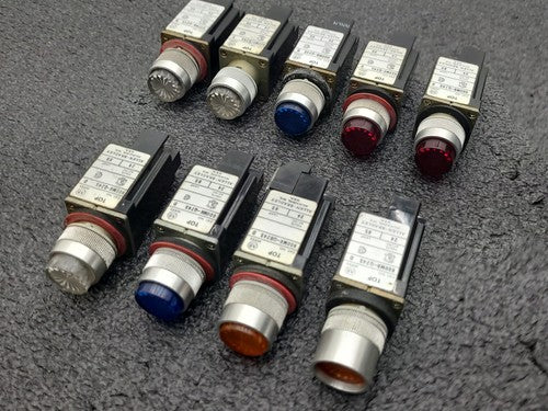 Allen Bradley 800MR-Q24S Series D Pilot Light Indicator Lamp Lot Mixed Colors