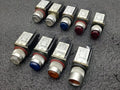 Allen Bradley 800MR-Q24S Series D Pilot Light Indicator Lamp Lot Mixed Colors