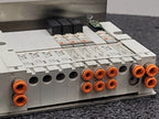 SMC Solenoid 9 Valve Manifold VQ1130-5 C0 / VVQ1000-10A-3 Pneumatic Assembly
