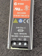 Weidmuller 8951330000 PRO-M Power Supply 24VDC 3A Output 70W DIN Rail Mount