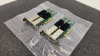 Lot of 2x CX354A CONNECTX-3 FDR INFINIBAND+ 40/56GBE Dual Port Network Card