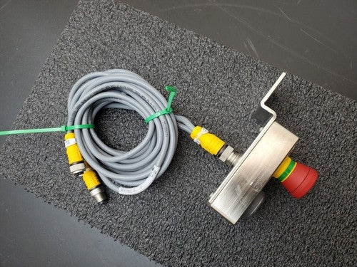 Stainless Steel SS Emergency Machine Off Start Button Turck Euro Fast 8 Pin EMO