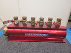 Lot of 2x Burger & Brown 2" Smartflow Aluminum Manifolds 6 port 1/2" Ball Valves