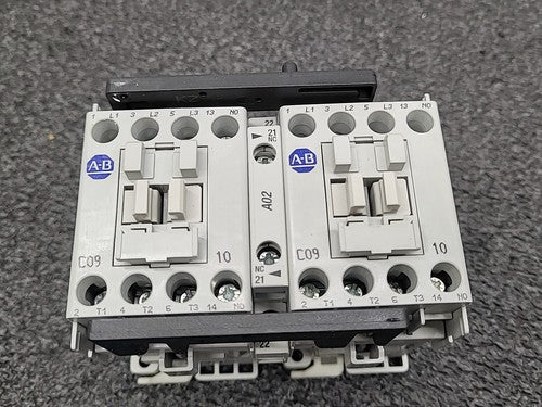 Allen Bradley 104-C09D22 Reversing Contactor IEC Motor Starter C09 120V Coil
