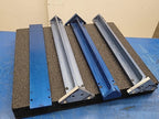 16"x1.75" Blue Anodized Aluminum Light Curtain 90 degree Mirror set of 3 Frames