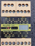 Jakob Safety PLC ABB Pluto B20 Safety Relay  4x 4-20mA/0-10V analog inputs 24VDC