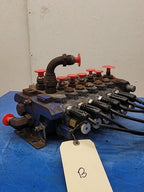 Parker Pulsar Hydraulic 6 Valve Manifold Block VPL244 C-00670 Solenoid Control B