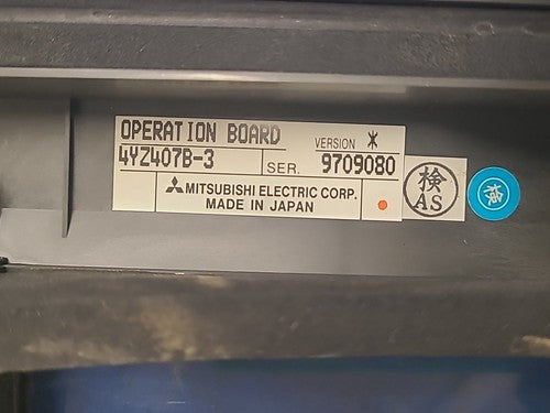 Mazatrol M Plus CNC Operator Control Panel Keyboard Interface E46669-707V