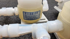 Lot of 2x Plast-O-Matic X1108-PP Pneumatic Diaphragm Valve 1/2in Npt