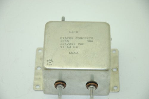 Filter Concepts 1055, Line Filter 125/250VAC 47-63Hz 30A