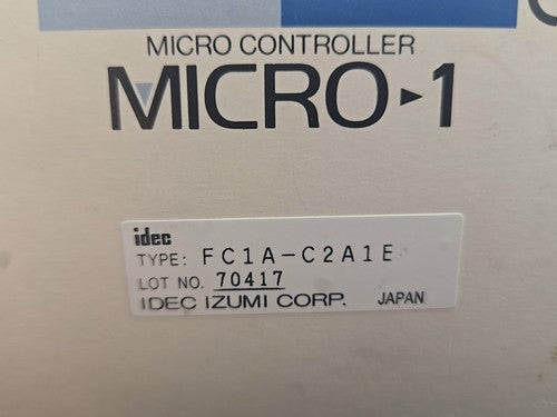 IDEC Micro-1 FC1A-C2A1E PLC Programmable Logic Controller 100-240VAC CPU