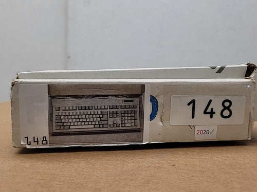 KeyCal Focus FK-8000 Electronic Mechanical AT Keyboard LCD Calculator Vintage