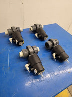 Lot of 4x Gemu Typ 410 Pneumatic Butterfly Valve DN 25 PN Air Open Spring Close