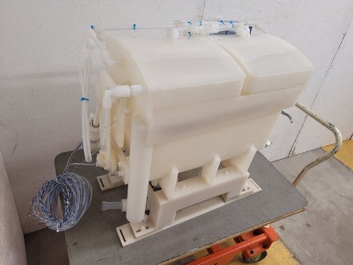 PTFE High Purity Liquid Bath Acid Rinse Tank Lift Lid MKS 4210um SMC LVW90-80N