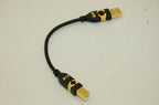 Ziotek USB 2.0 A-Male to B-Male, 6" Length, Lot of 5 - NEW
