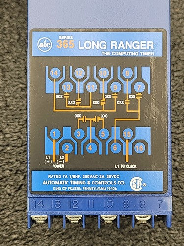 ATC 365A Long Ranger Computing Timer Module 120V Automatic Timing & Controls Co